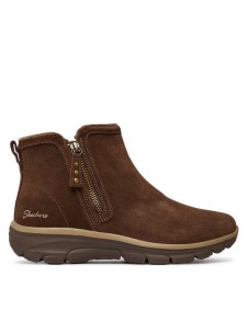 Skechers Botki Easy Going - Urban Zip 168188 Brązowy
