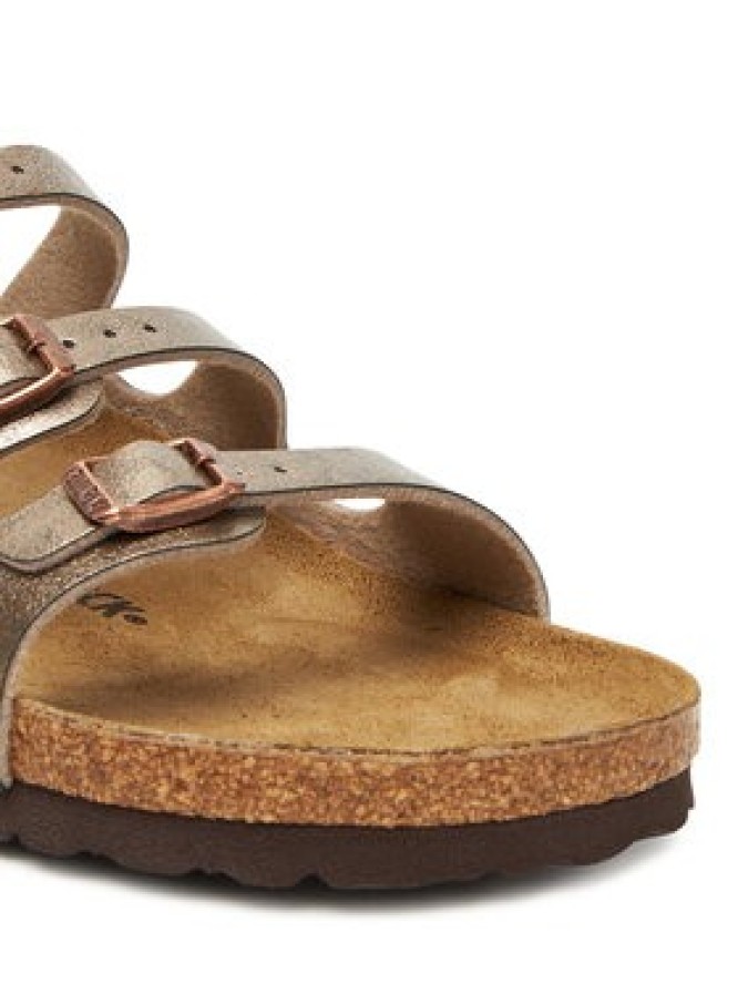 Birkenstock Klapki Florida 1030352 Złoty