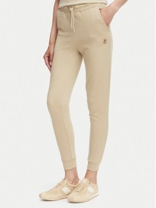 Beverly Hills Polo Club Spodnie dresowe P-SS26W-TF546550 Beżowy Regular Fit