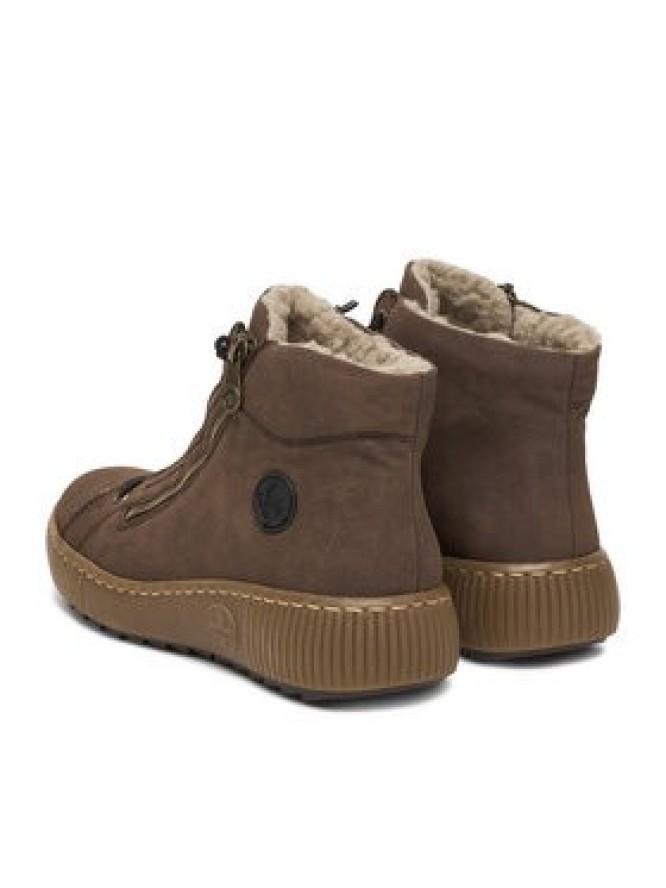 Rieker Trzewiki CEO-Z6660-25 Brązowy