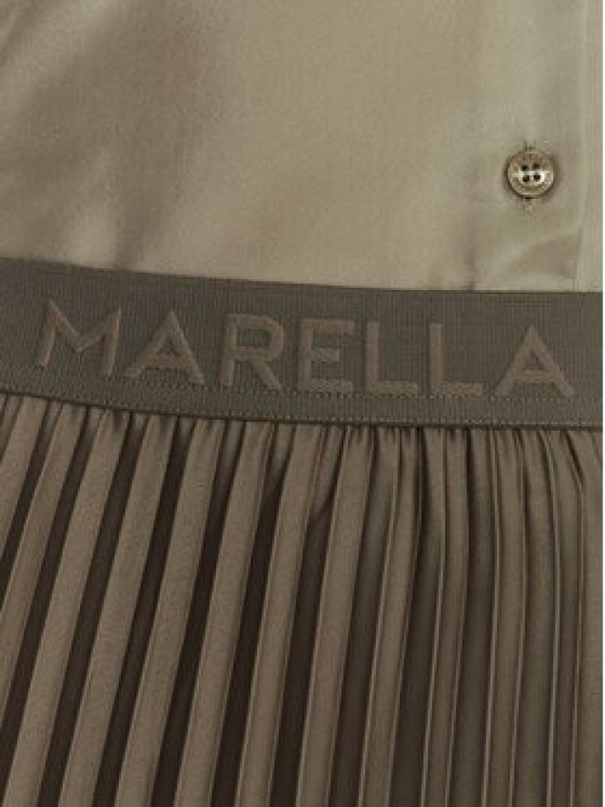 Marella Spódnica plisowana Pontiac 2523106045 Zielony Regular Fit