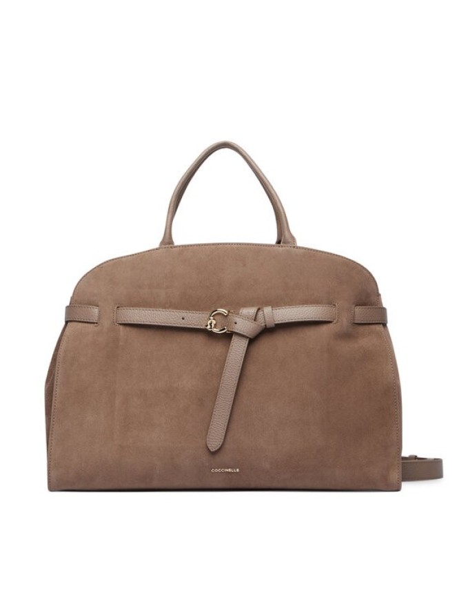 Coccinelle Torebka TLB Coccinellesabine Suede Bi E1 TLB 18 01 01 Beżowy ciemny