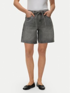 Vero Moda Szorty jeansowe Wien 10341837 Szary Relaxed Fit