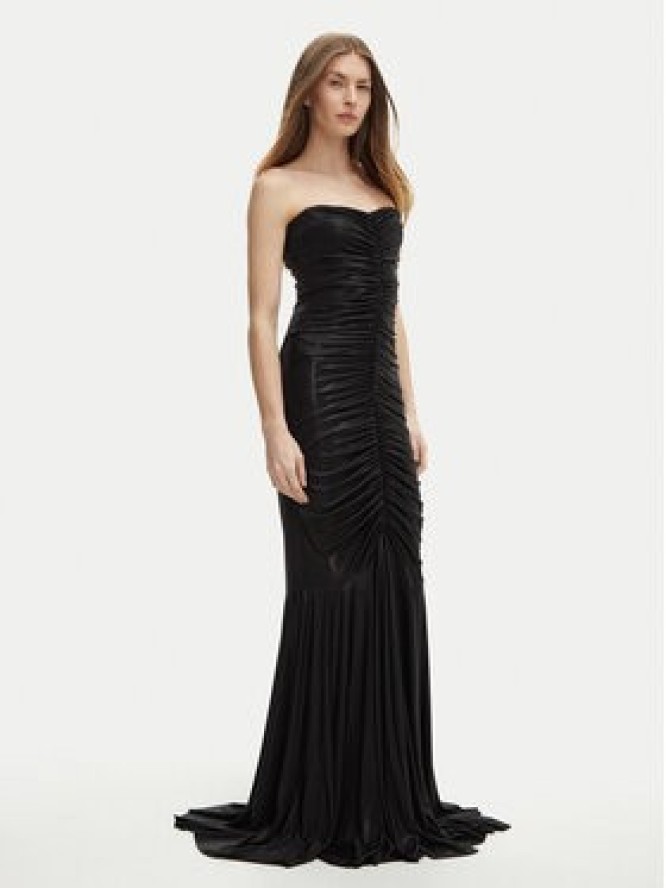 NORMA KAMALI Sukienka wieczorowa ST3243LMD47001 Czarny Slim Fit