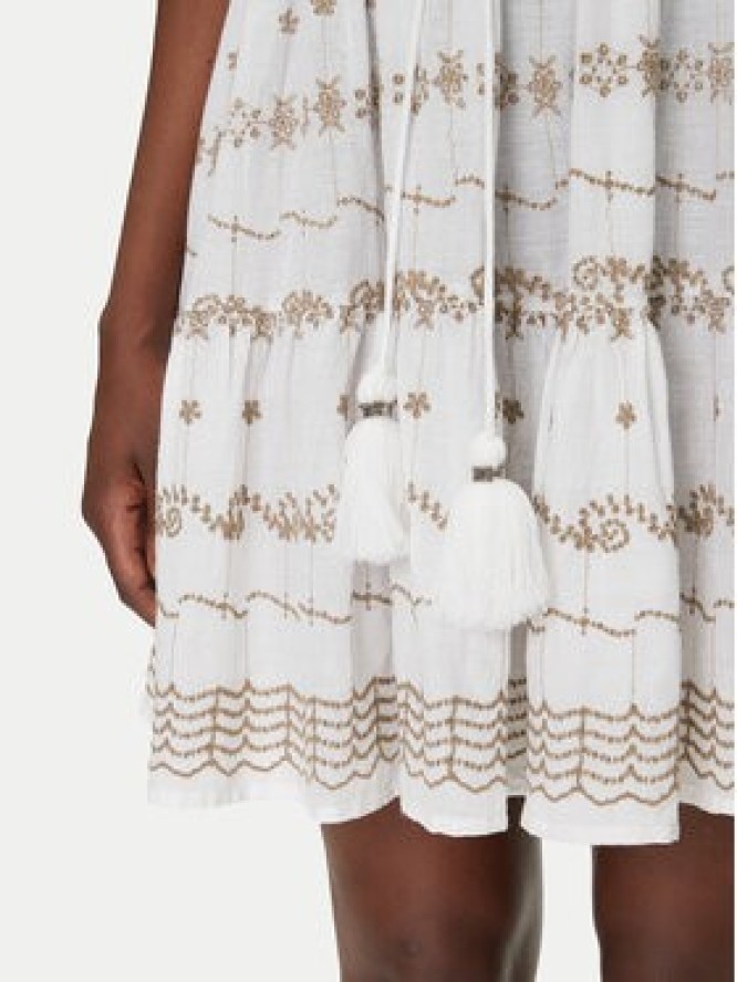 Iconique Sukienka letnia IC25-016 Biały Relaxed Fit