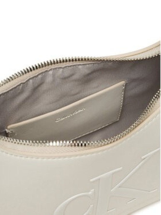 Calvin Klein Torebka Bold Ck Small Shoulder Bag LV04F3230G Biały