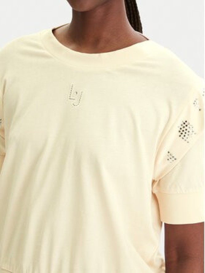 Liu Jo Sport Bluzka TA6030 JS923 Beżowy Regular Fit