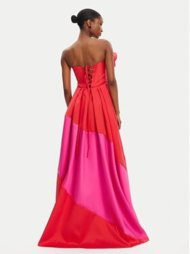 Babylon Sukienka wieczorowa S00873 Czerwony Regular Fit