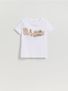 T-shirt z nadrukiem - biały