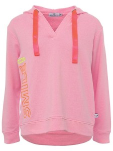Zwillingsherz Bluza "Smile" w kolorze jasnoróżowym rozmiar: L/XL