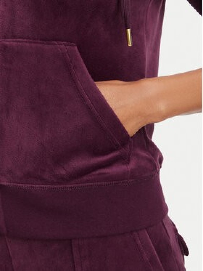 Juicy Couture Bluza Robertson JCAP176G Fioletowy Slim Fit
