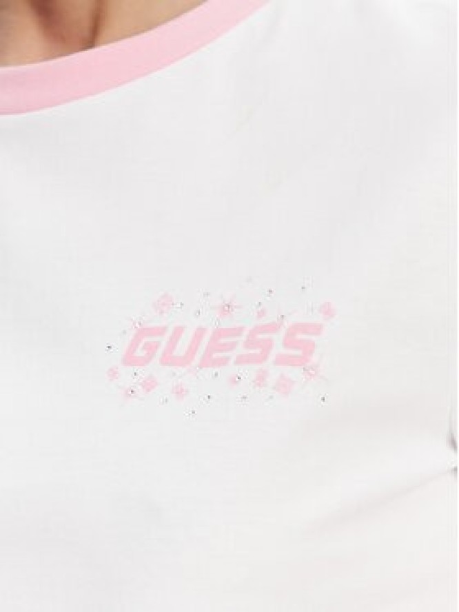 Guess T-Shirt V5GI11 I3Z14 Biały Regular Fit