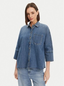 ONLY Koszula jeansowa Grace 15338585 Niebieski Loose Fit