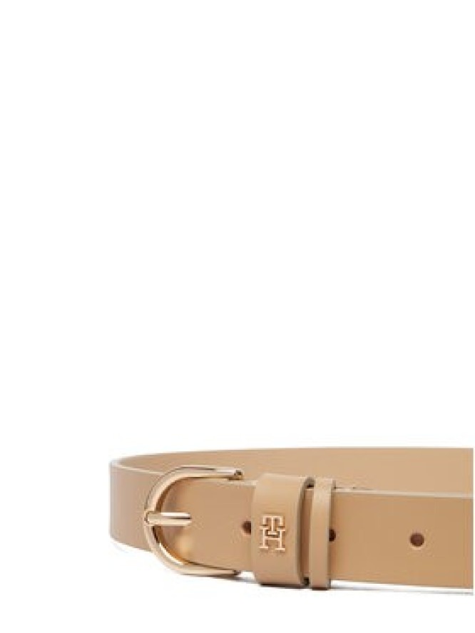 Tommy Hilfiger Pasek Essential Effortless 2.5 Go AW0AW16836 Beżowy