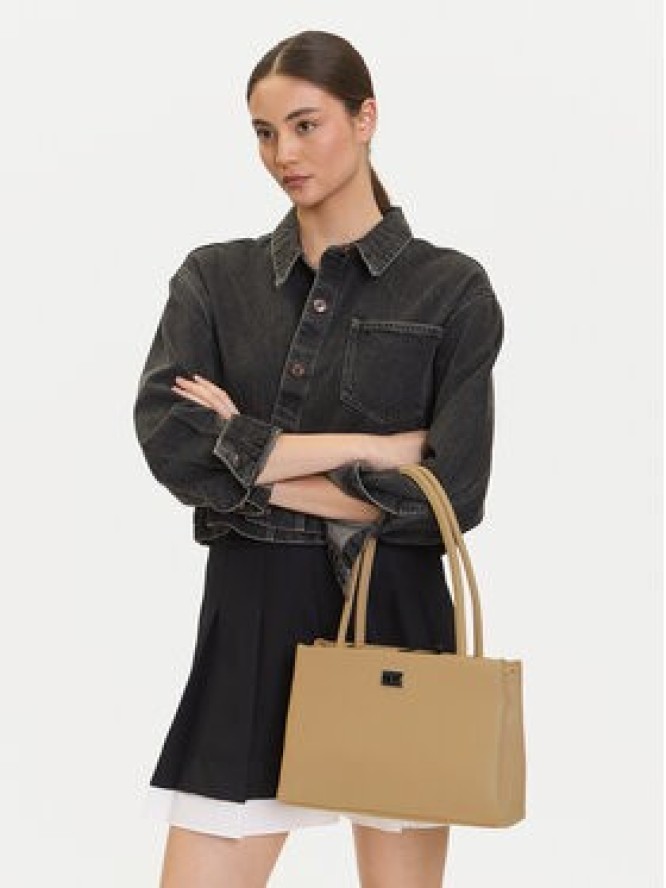 Tommy Jeans Torebka Tjw American Cool Med Tote AW0AW17297 Beżowy