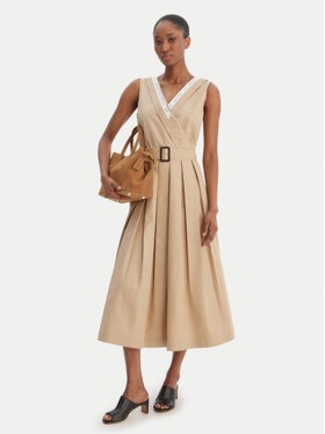 Weekend Max Mara Sukienka codzienna Cono 2615221021 Beżowy Regular Fit