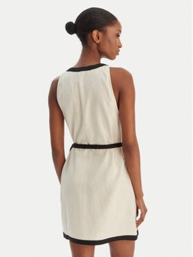 Seafolly Sukienka letnia Beach Bound 55589-DR Beżowy Slim Fit