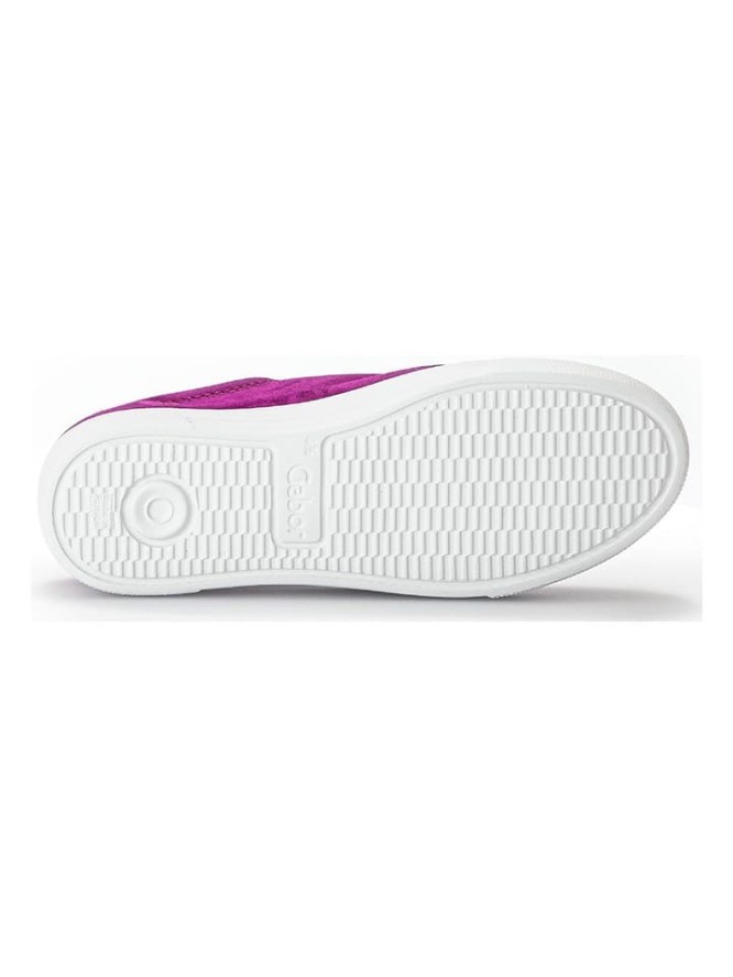 Gabor Skórzane sneakersy w kolorze fioletowym rozmiar: 38