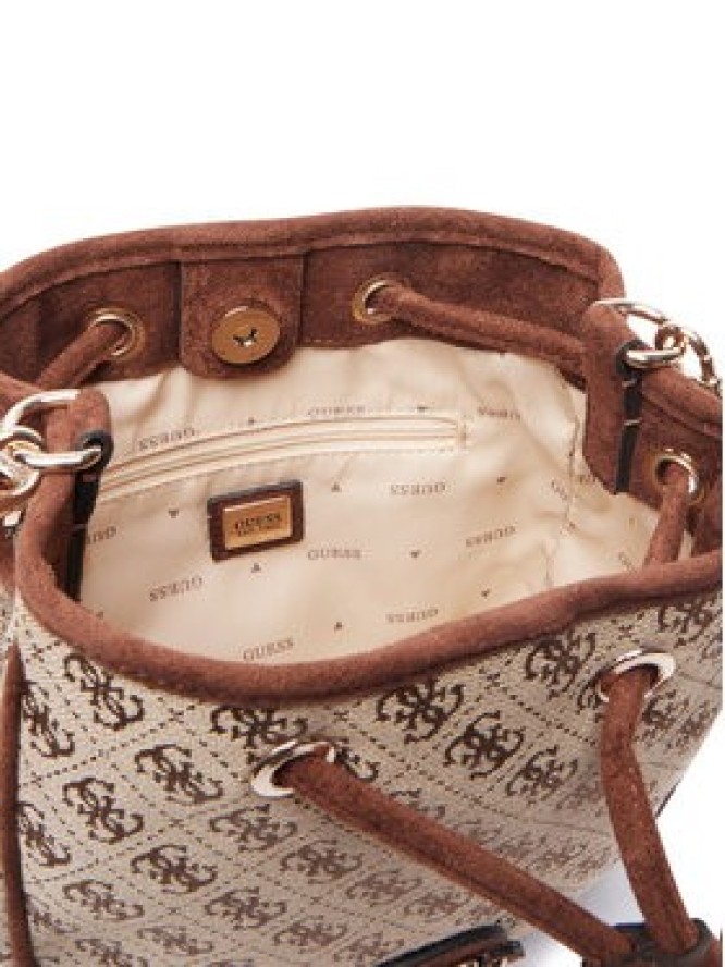 Guess Torebka Samantha Mini HWJG23 13770 Brązowy