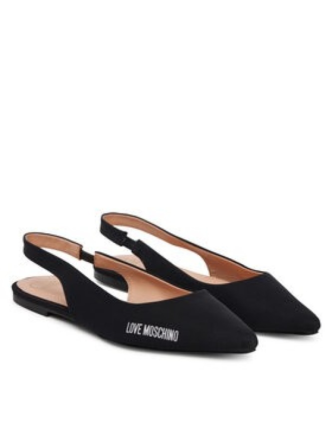 LOVE MOSCHINO Baleriny JA11021G0MIM0000 Czarny