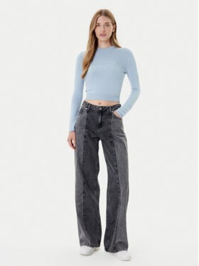 HUGO Sweter Sblog_B 50543054 Błękitny Slim Fit