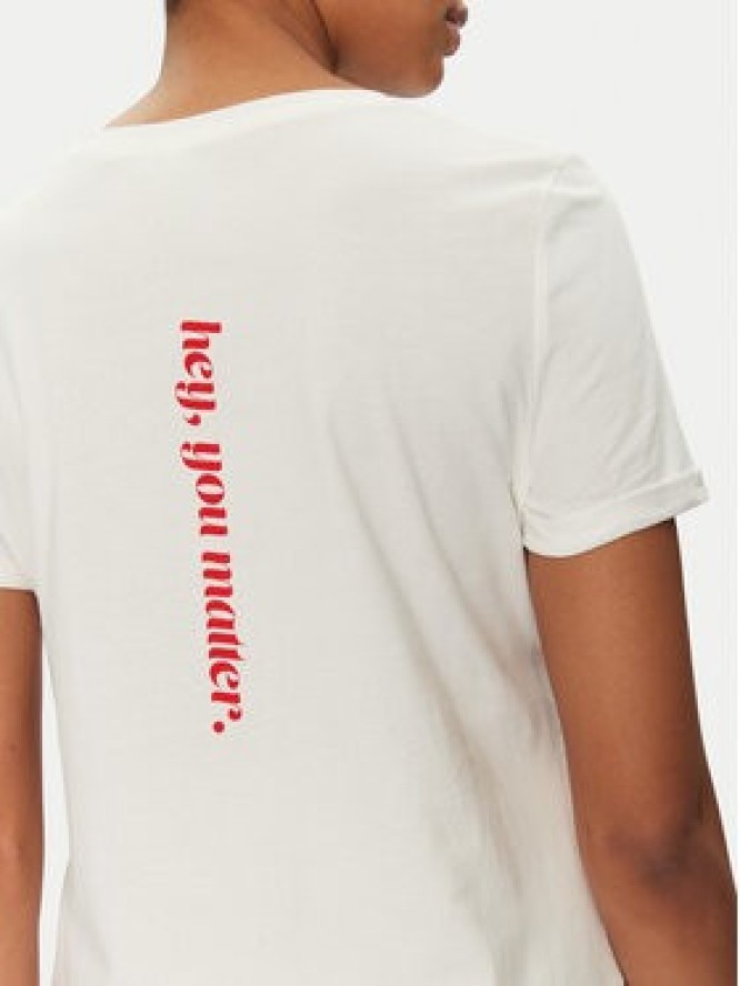 Vero Moda T-Shirt Blair 10325914 Biały Regular Fit