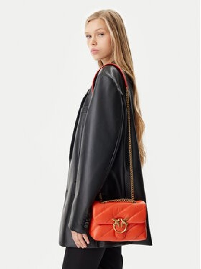 PINKO Torebka Love Puff Mini Cl PE 25 PLTT 100039 A0F2 Pomarańczowy