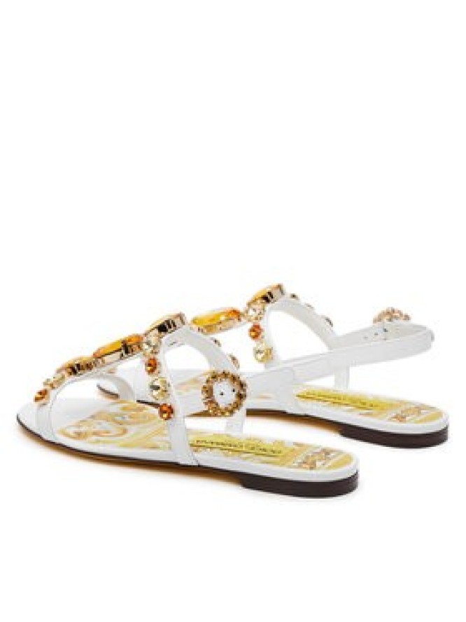 Dolce&Gabbana Sandały CQ0601 AT848 Biały