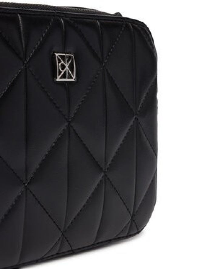 Calvin Klein Torebka Quilted Double Zip Camera Bag LV04F3328G Czarny