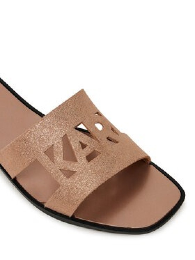 KARL LAGERFELD Klapki Skoot II KL80402 Różowy