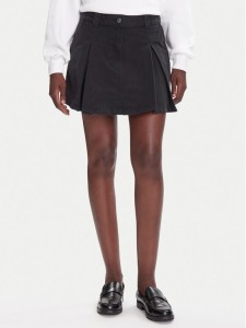 Tommy Jeans Spódnica jeansowa DW0DW21137 Czarny Regular Fit