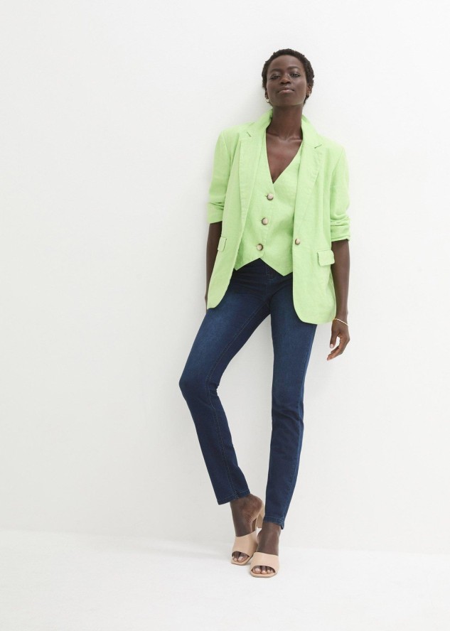 Dżinsy Skinny, mid waist, ze stretchem