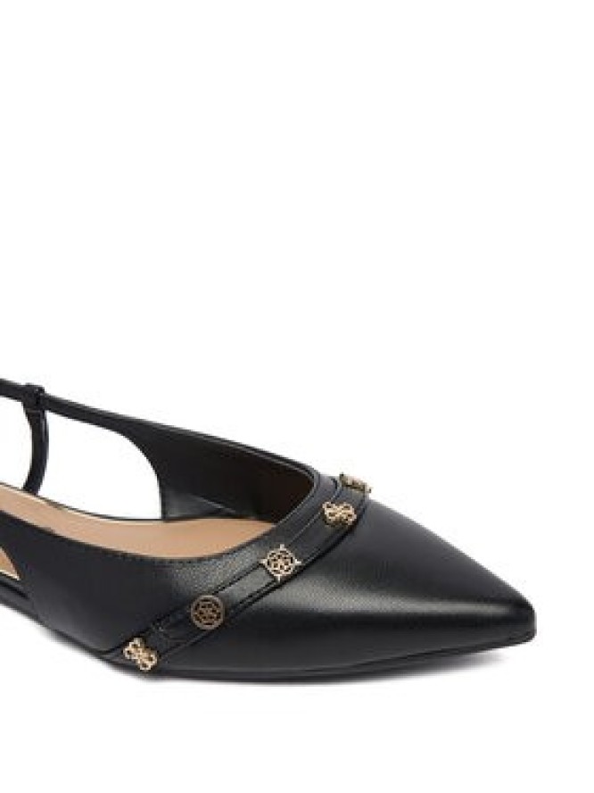 Guess Baleriny FLPDOR LEA05 Czarny