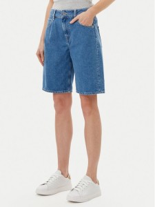 Pepe Jeans Szorty jeansowe PL801189 Niebieski Regular Fit