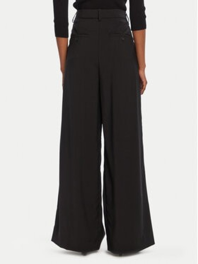 Weekend Max Mara Spodnie palazzo Adelfi 2525136072 Czarny Wide Leg