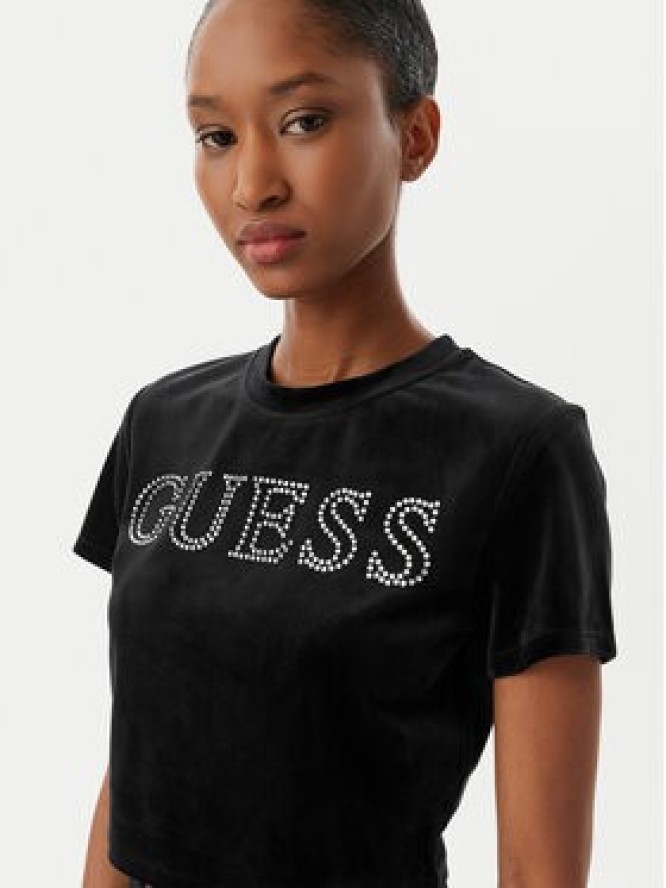 Guess T-Shirt V3BI01 K0232 Czarny Regular Fit