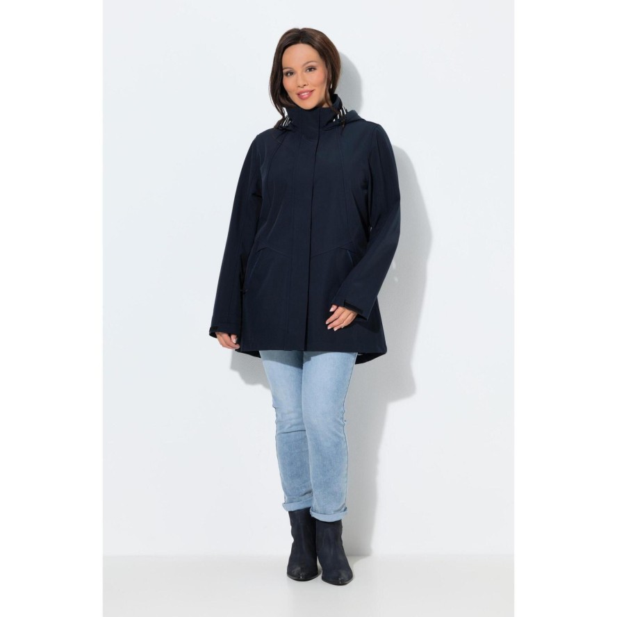Damskie Kurtka softshell HYPRAR wodoodporna trapezowy krój kaptur