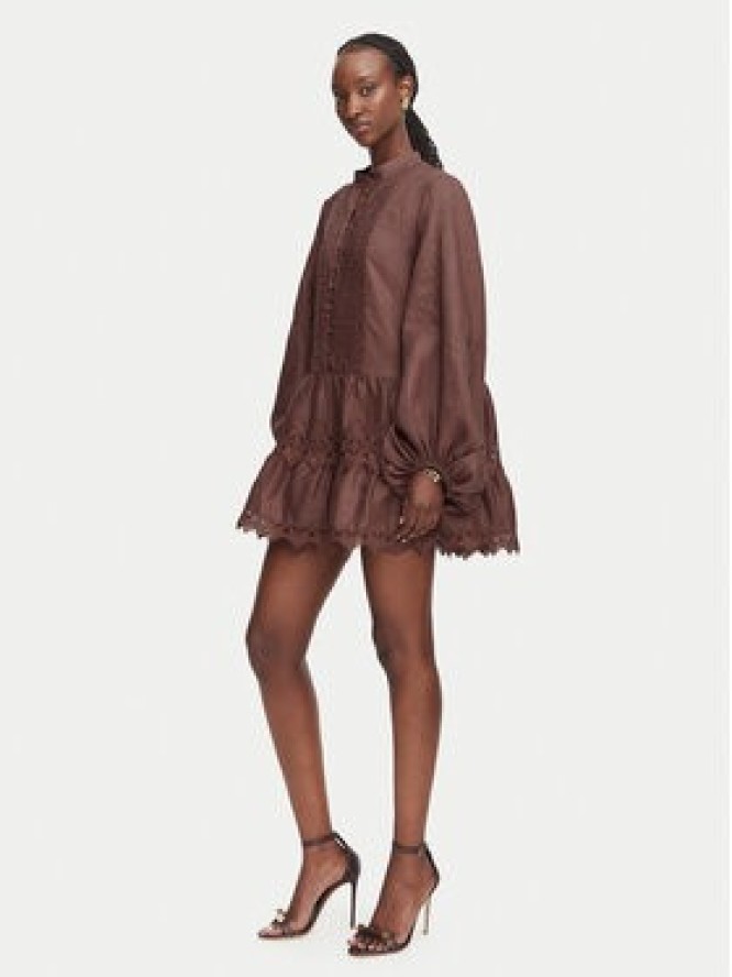 Bardot Sukienka codzienna Antonia 59849DB2 Brązowy Relaxed Fit