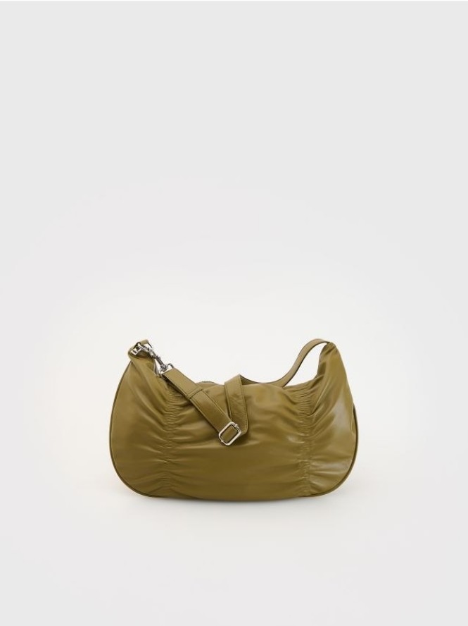 Torebka baguette - ciemnozielony