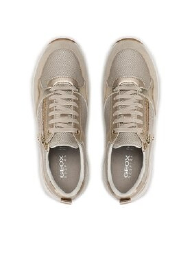Geox Sneakersy D Bulmya A D35NQA 0NF14 C2235 Złoty
