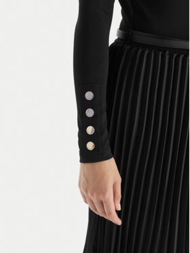 Fracomina Sukienka dzianinowa FS25WD2003W411F9 Czarny Slim Fit