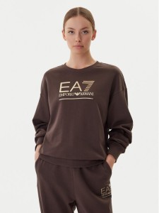 EA7 Emporio Armani Bluza 7W000416 AF12473 U6063 Brązowy Relaxed Fit