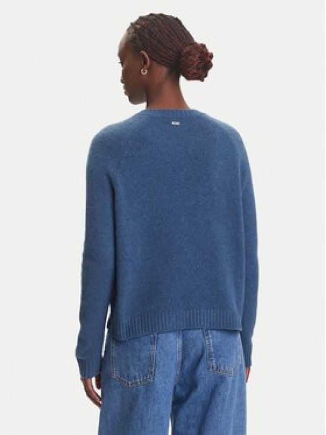 BOSS Sweter Febisan 50478315 Niebieski Regular Fit