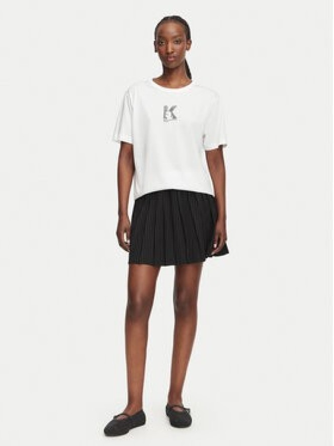 Karl Lagerfeld Jeans Spódnica mini B3W12016 Czarny Regular Fit