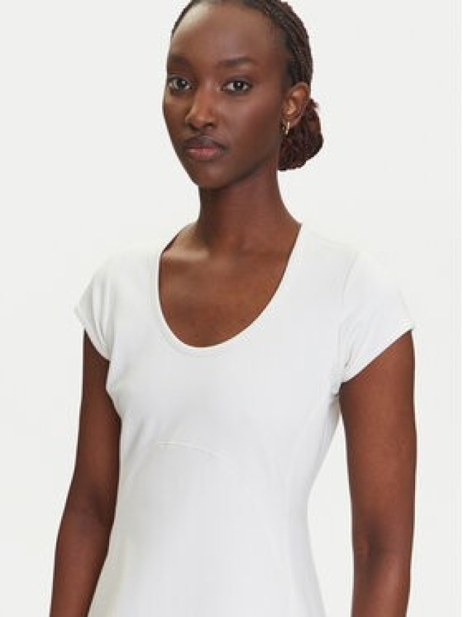 Calvin Klein Jeans Sukienka codzienna LV047C238G Écru Slim Fit