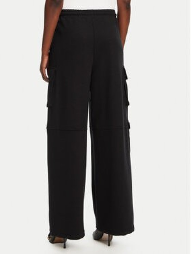 Patrizia Pepe Spodnie dresowe 8P0617/J219-K103 Czarny Relaxed Fit