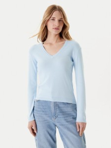 United Colors Of Benetton Sweter 1091D4625 Błękitny Slim Fit