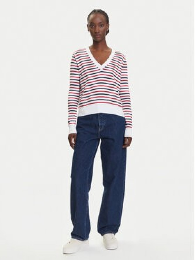 Tommy Jeans Sweter Essential DW0DW19888 Kolorowy Regular Fit