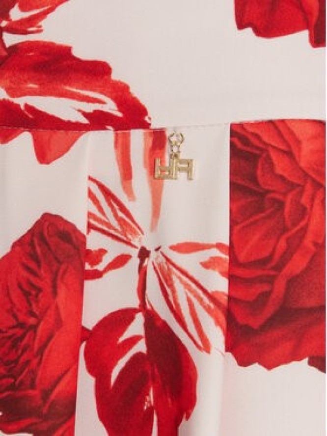 Artigli Spódnica midi ACGO002398 325 Czerwony Regular Fit