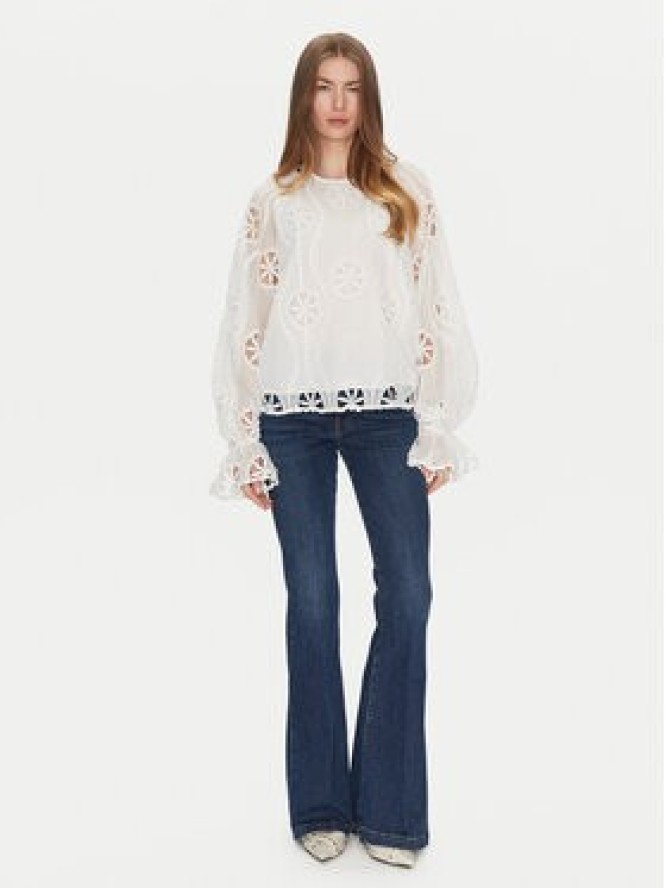 Bardot Bluzka 59731TB Biały Regular Fit